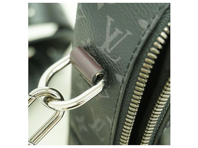Bolsa Louis Vuitton Monogram Eclipse Patchwork Multi-Pocket Preto - vista 7