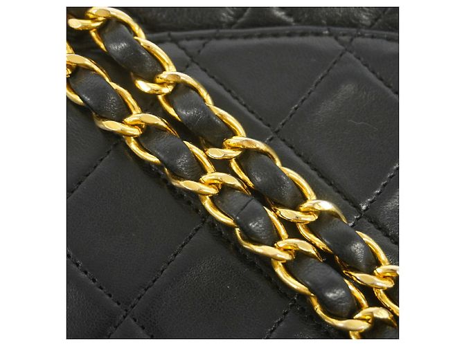 Bolsa de Ombro Chanel Matelassé Preto - vista 8