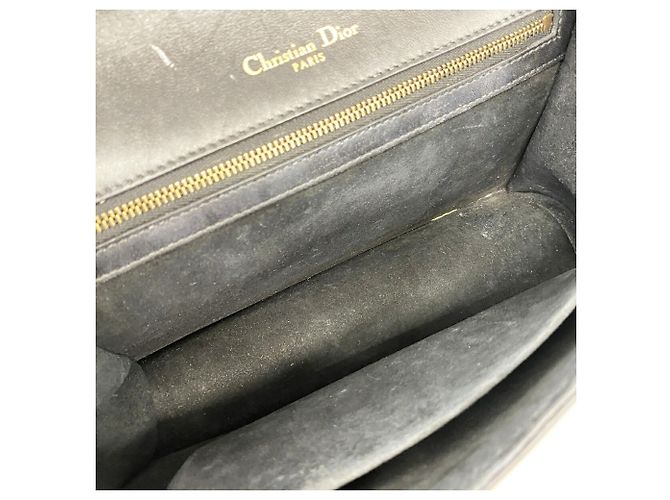 Borsa a tracolla Christian Dior in pelle nera Nero - vista 4