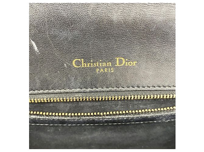 Borsa a tracolla Christian Dior in pelle nera Nero - vista 5