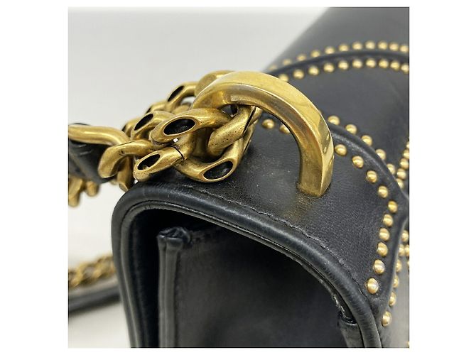 Borsa a tracolla Christian Dior in pelle nera Nero - vista 9