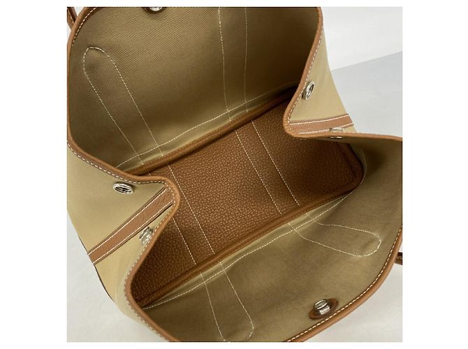Hermès Bolso Tote Hermes Garden TPM Dorado - vista 4
