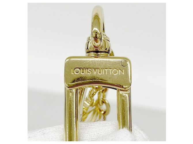 Portachiavi Louis Vuitton Blooming Flower BB Marrone Rosa - vista 2