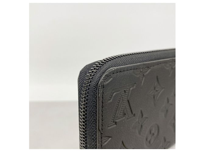 Louis Vuitton Monogram Shadow Zippy Wallet in Black - view 5