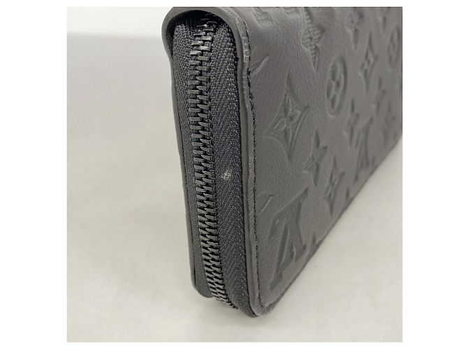 Louis Vuitton Monogram Shadow Zippy Wallet in Black - view 6
