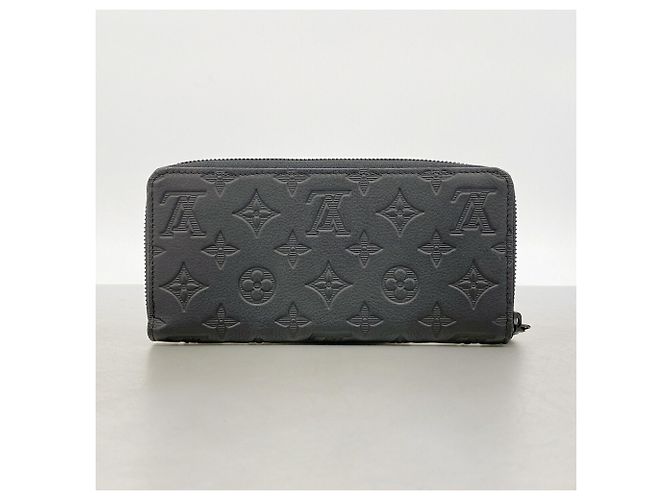 Louis Vuitton Monogram Shadow Zippy Wallet in Black - view 9