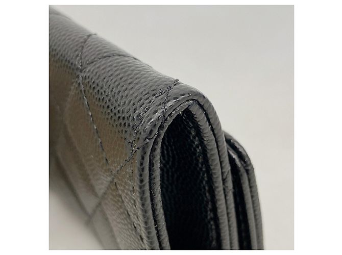 Monedero Chanel Matelassé de piel caviar Negro - vista 5