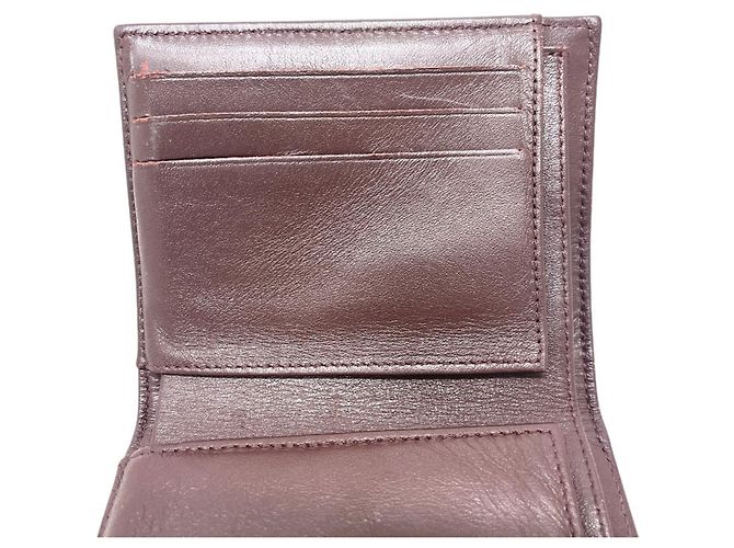 Portafoglio compatto tri-fold Chanel Matelassé Coco Mark Nero - vista 13