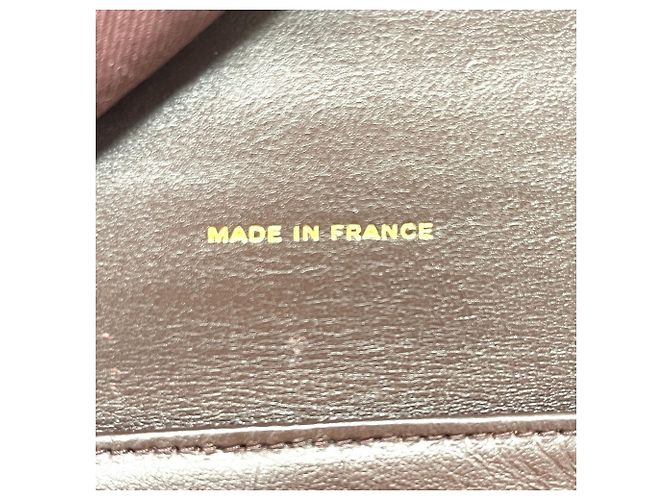 Portafoglio compatto tri-fold Chanel Matelassé Coco Mark Nero - vista 16