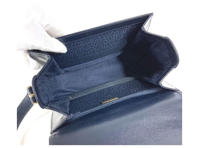 Versace Vintage Medusa Logo Schultertasche Marineblau - Ansicht 13