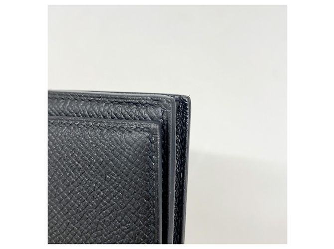 Hermès Portafoglio lungo Hermes Bearn Soufflet Nero - vista 6