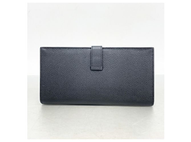Hermès Portafoglio lungo Hermes Bearn Soufflet Nero - vista 8