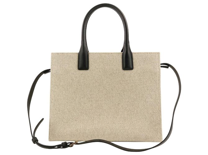 Versace La Medusa Canvas 2-Way Handtasche/Tote Bag Schwarz - Ansicht 2