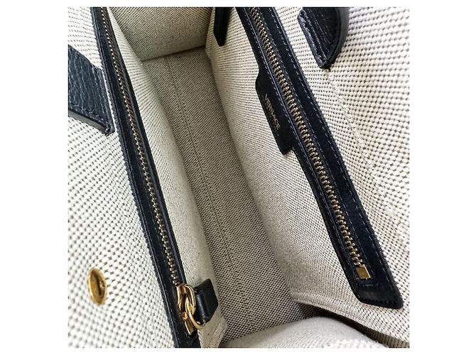 Versace La Medusa Canvas 2-Way Handtasche/Tote Bag Schwarz - Ansicht 8