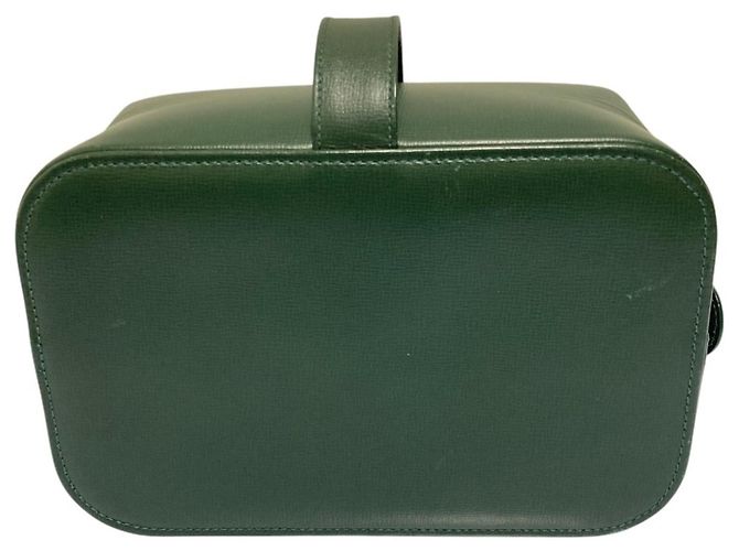 Valextra Trick Track Lederhandtasche Grün - Ansicht 2