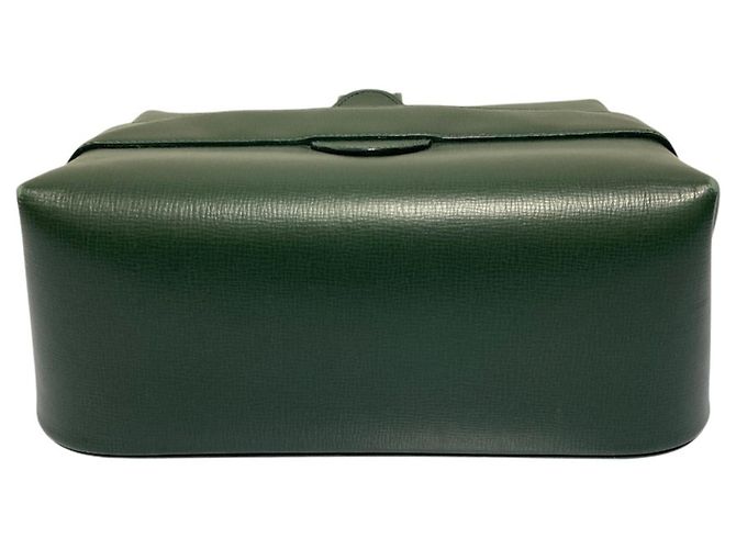 Valextra Trick Track Lederhandtasche Grün - Ansicht 4