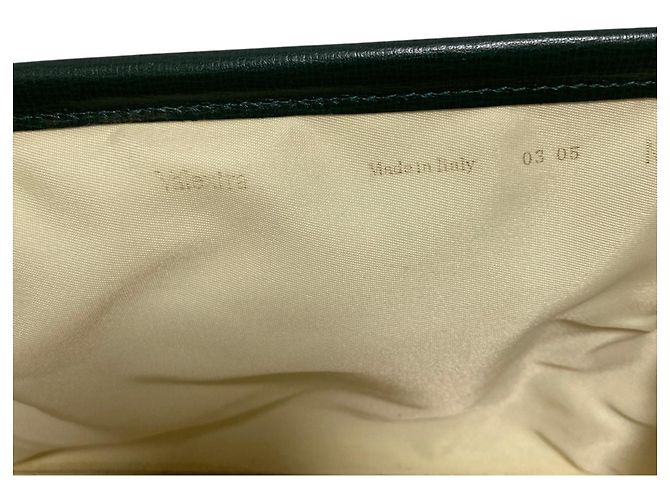 Valextra Trick Track Lederhandtasche Grün - Ansicht 6