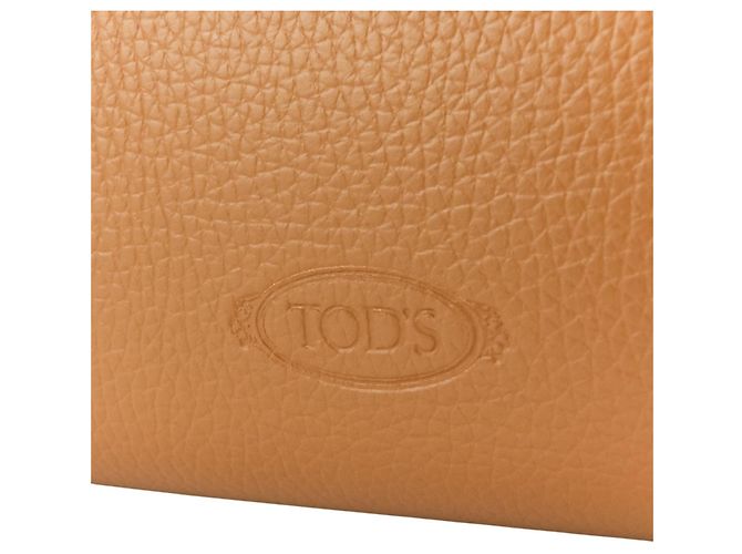 Borsa Shopping T-Timeless in pelle Tod's Marrone - vista 10