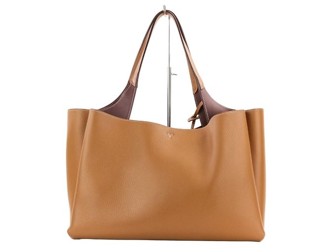 Borsa Shopping T-Timeless in pelle Tod's Marrone - vista 3