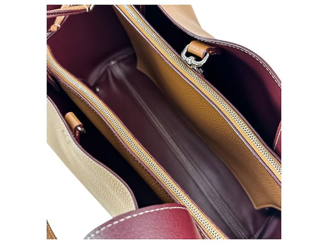 Borsa Shopping T-Timeless in pelle Tod's Marrone - vista 8