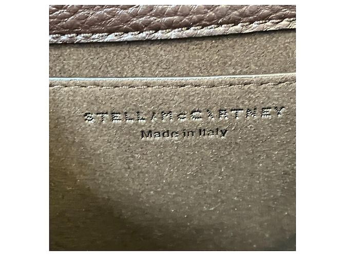Stella Mc Cartney Borsa a tracolla STELLA McCARTNEY FRAYME in eco-pelle Marrone - vista 8