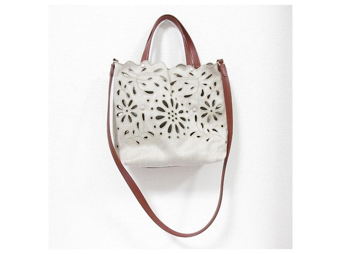 Chloé Camilla Borsa Tote 2 in 1/Borsa a Tracolla Marrone - vista 2