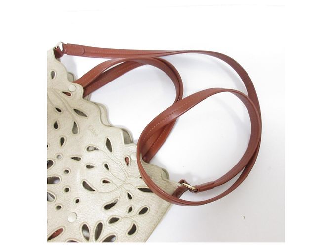 Chloé Camilla Borsa Tote 2 in 1/Borsa a Tracolla Marrone - vista 6