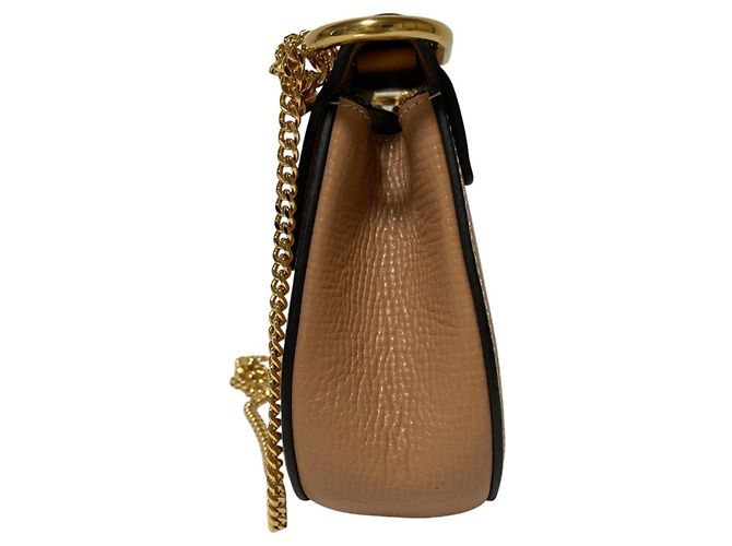 Chloé Drew Chain Schultertasche Beige - Ansicht 2