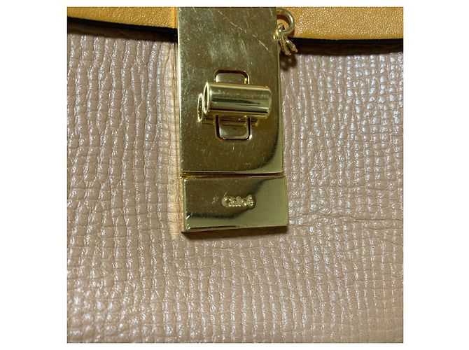 Chloé Drew Chain Schultertasche Beige - Ansicht 6