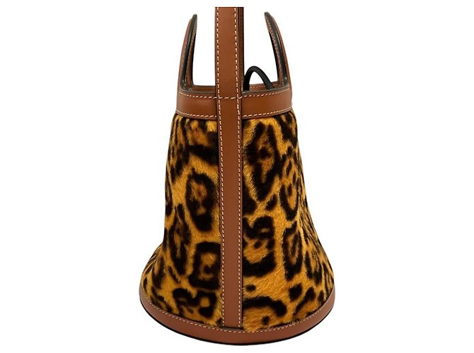Bolso Marni Tropicalia con estampado de leopardo Castaño - vista 3