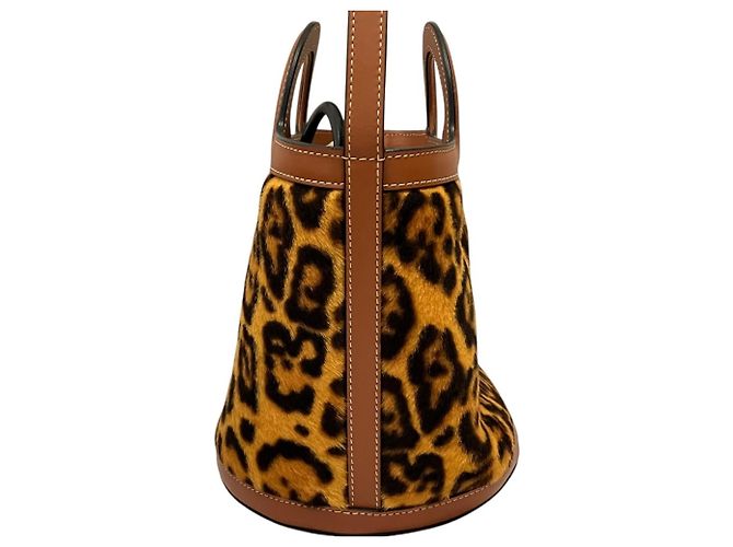 Bolso Marni Tropicalia con estampado de leopardo Castaño - vista 5