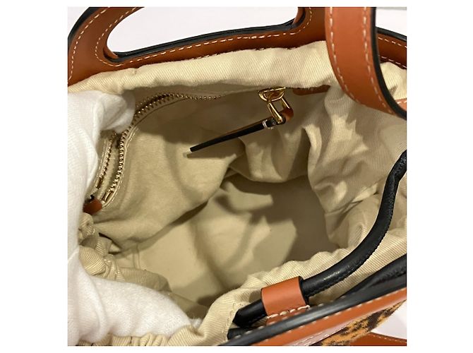 Bolso Marni Tropicalia con estampado de leopardo Castaño - vista 8