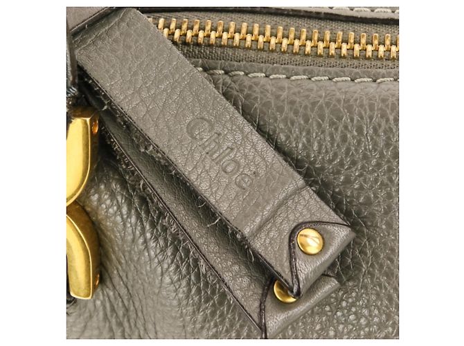 Chloé Marcie Lederhandtasche in Gray Braun - Ansicht 10