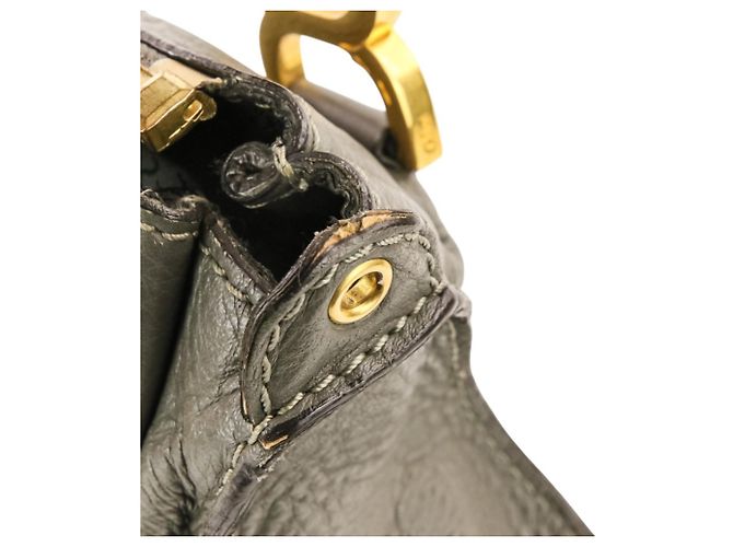 Chloé Marcie Lederhandtasche in Gray Braun - Ansicht 16