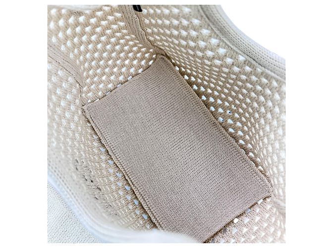 Borsa in mesh Miu Miu MIU IVY Logo Crudo - vista 9