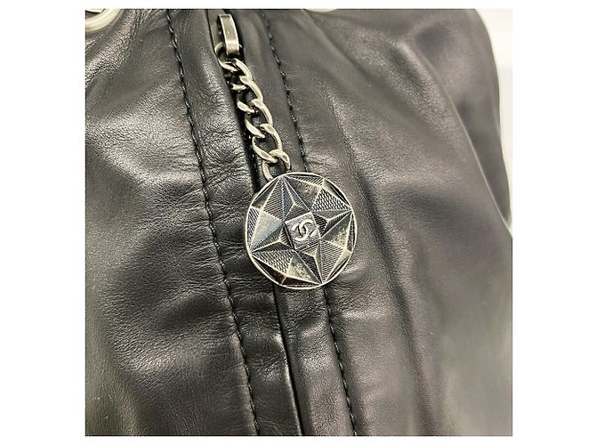Chanel Matelassé Leather Backpack Black - view 10