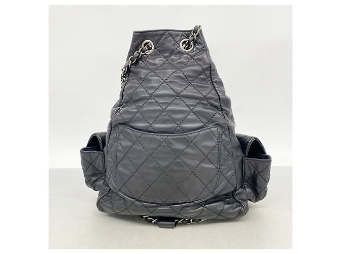 Chanel Matelassé Leather Backpack Black - view 11