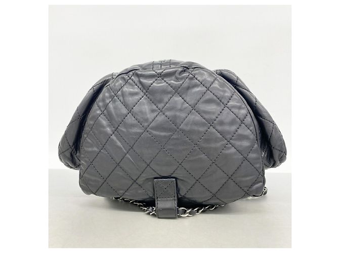Chanel Matelassé Leather Backpack Black - view 3