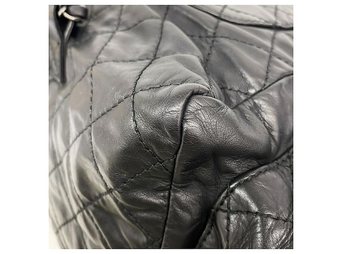 Chanel Matelassé Leather Backpack Black - view 6