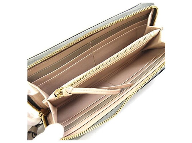 Cartera larga Chloé de piel gris Castaño - vista 3