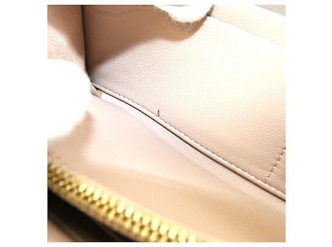 Cartera larga Chloé de piel gris Castaño - vista 6