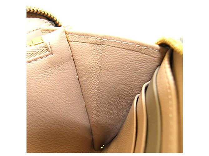 Cartera larga Chloé de piel gris Castaño - vista 7