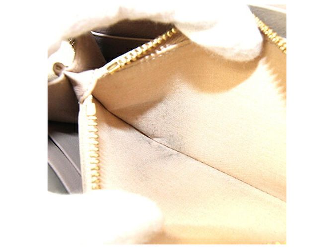 Cartera larga Chloé de piel gris Castaño - vista 8