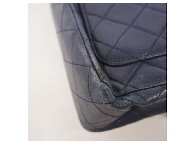 Borsa a tracolla Chanel Matelassé Navy Blu navy - vista 6