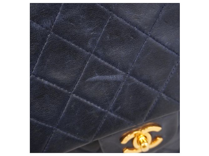 Borsa a tracolla Chanel Matelassé Navy Blu navy - vista 8