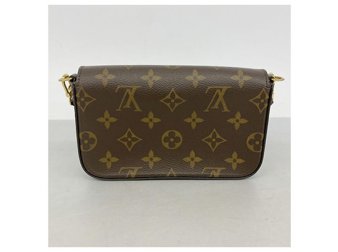 Pochette Félicie Bolsa de Ombro Louis Vuitton Monogram Multipochette Felicie Marrom - vista 9
