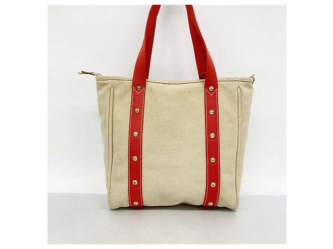 Borsa Louis Vuitton Antigua Cabas MM Beige - vista 10