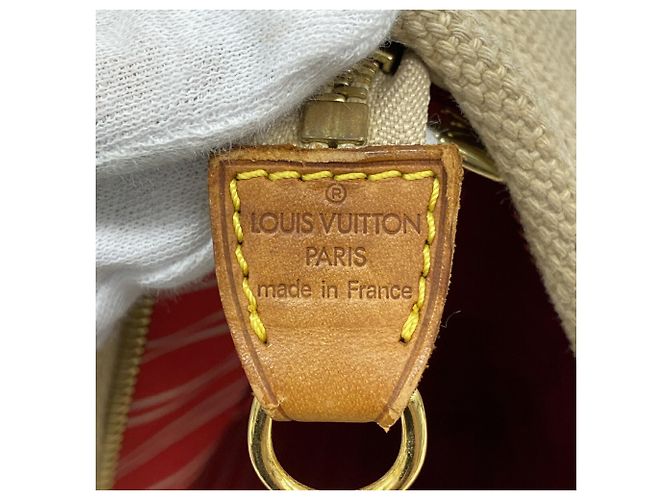 Borsa Louis Vuitton Antigua Cabas MM Beige - vista 5