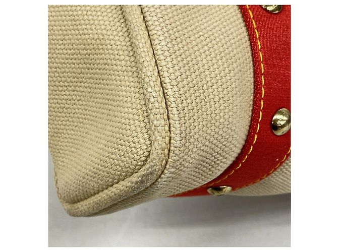 Borsa Louis Vuitton Antigua Cabas MM Beige - vista 6