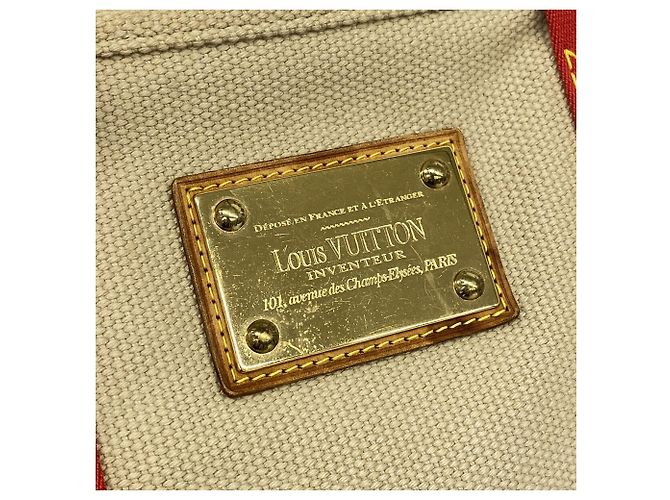 Borsa Louis Vuitton Antigua Cabas MM Beige - vista 9